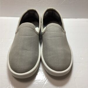 Allbirds lounge women’s slide on sneakers woven pewter gray blizzard